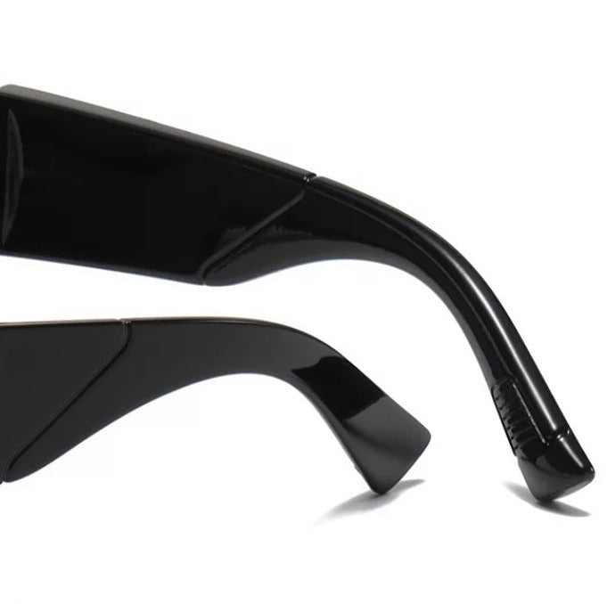 Retro Vintage Cyber Goggles Shades Sunglasses Futuristic Fashion Y2K Los Angeles Summer