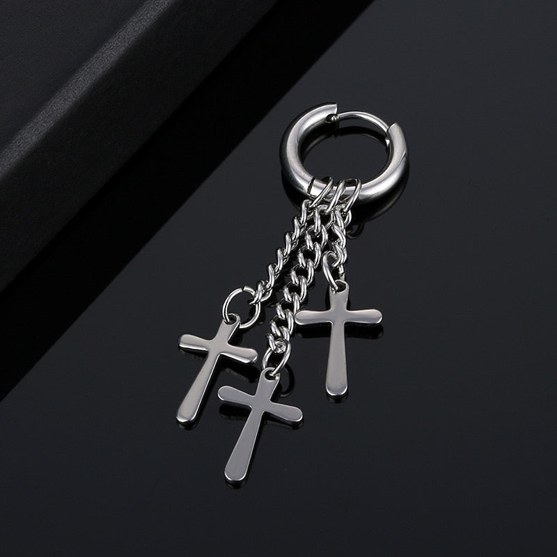 Retro Metal Chain Earrings